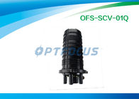 Fiber Optic Splice Closure Mechanical Seal Parts 1 Oval port + 3 small port 12 fibers