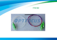 1 m Fiber Optic Splitter , 2 Way Optical Splitter FBT Coulper Local Area Networks 1x2 spliter