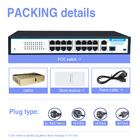 NVR IP Camera 16 Port Poe Switch 2*10/100/1000mbps UP-Link Port + 1*SFP