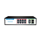 AI Smart PoE Switch 8x1000M POE Port UP Link 2x1000m RJ45 Port 2x1000m SFP for NVR IP Camera
