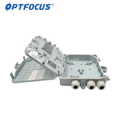 Waterproof FTTH Fiber Terminal Box 12 Cores For Fiber Optical Equipment