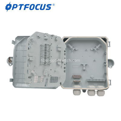 Waterproof FTTH Fiber Terminal Box 12 Cores For Fiber Optical Equipment