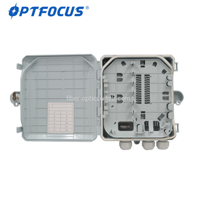 Waterproof FTTH Fiber Terminal Box 12 Cores For Fiber Optical Equipment