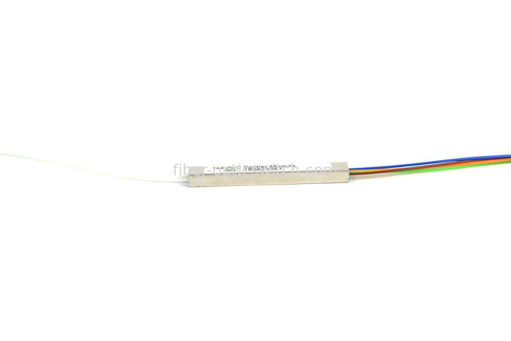 High Reliability Fiber Optic PLC Splitter 1*2 1 X 4 Low Vibration / Insertion Loss