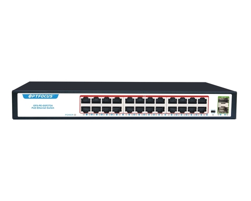 poder interno RJ-45 del interruptor de Ethernet de la red del poder de 370W PoE Mbps 1000